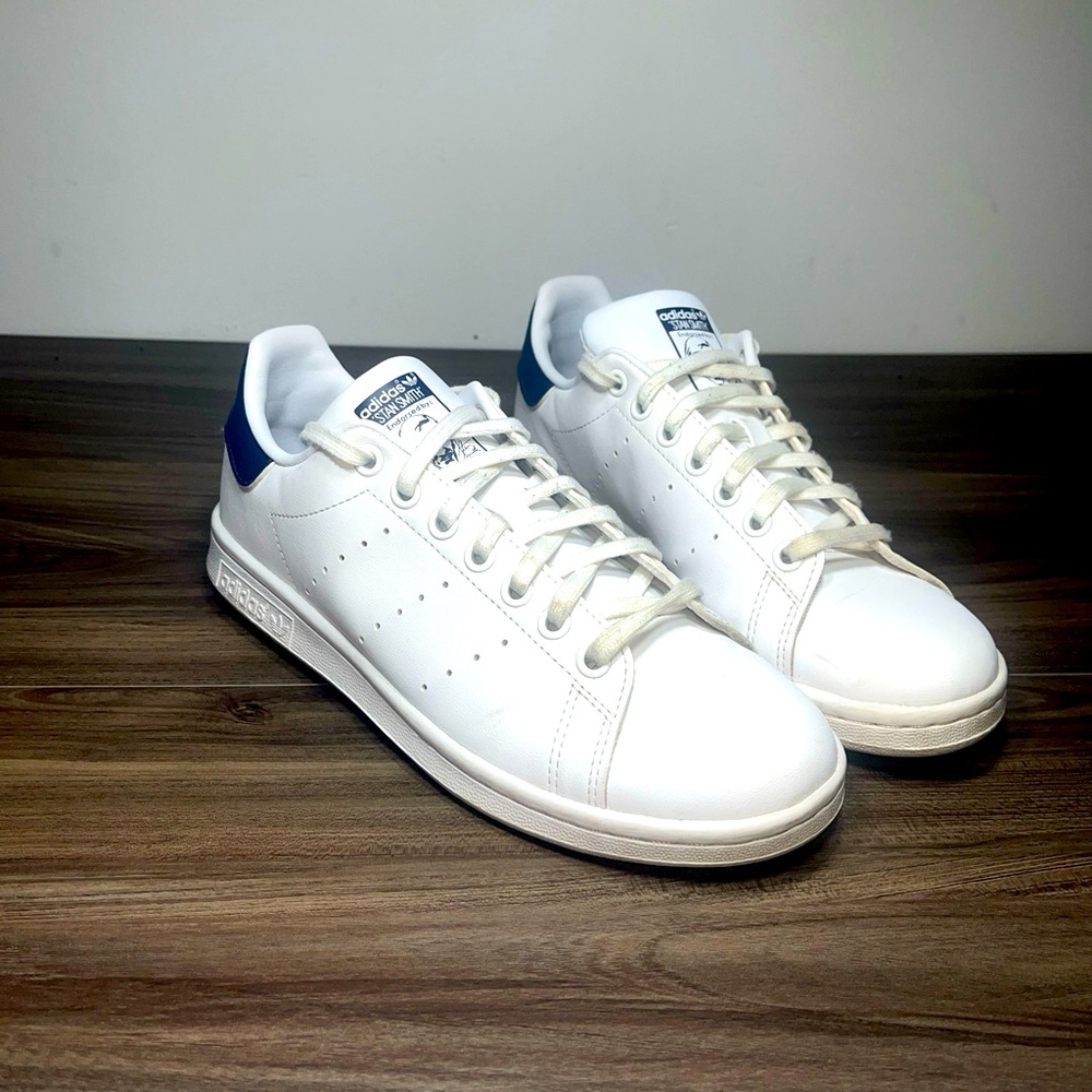 Adidas Juniors Stan Smith Sneakers-White Size 6